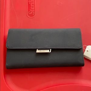 NWT women’s checkbook/wallet blue color